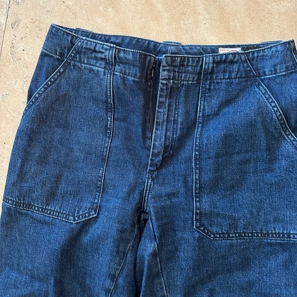 rag & bone Leyton Mid-Rise Crop Straight-Leg Jeans Kaihara Denim Japan - Picture 7 of 8